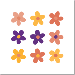 Colorful Flowers Posters and Art